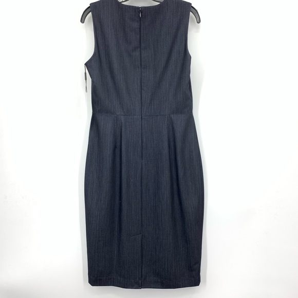 Calvin Klein Dark Denim Wash Dress w/ Zipper - Picture 9 of 13